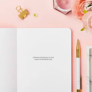 Personalised Conquering The World Softback Notebook | Martha Brook