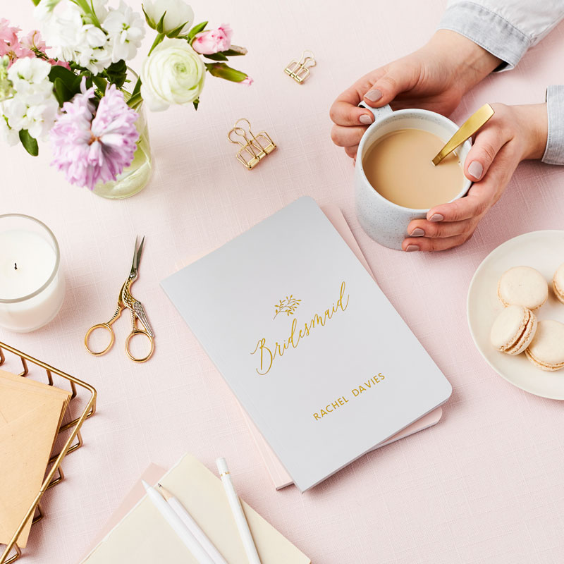 Bridesmaid Foiled Notebook