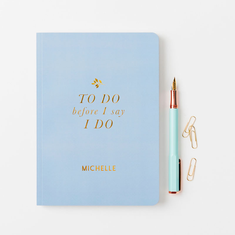 Bride’s To Do Foiled Notebook