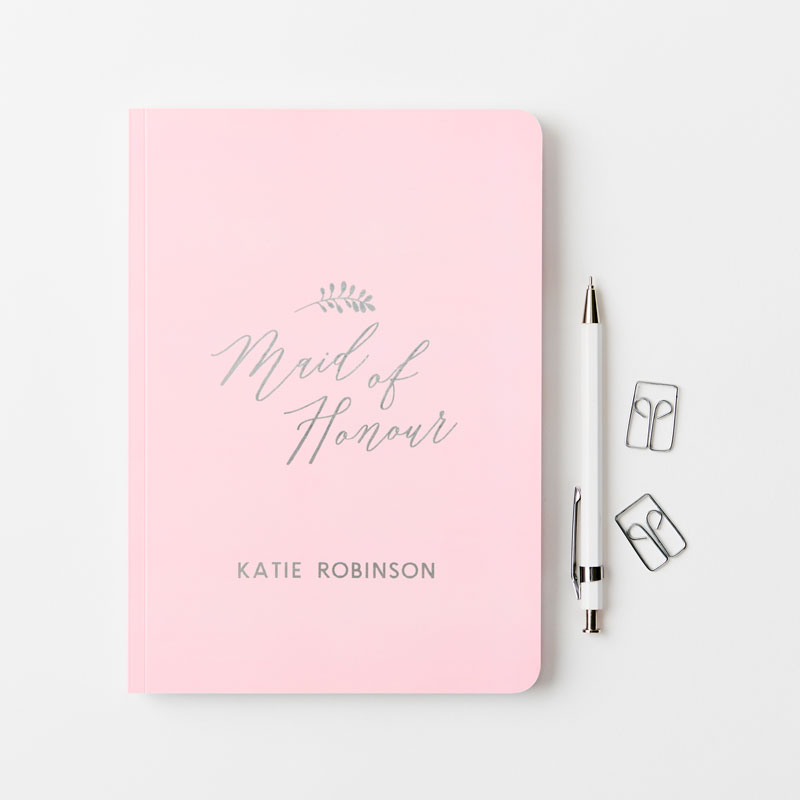 Maid of Honour Foiled Notebook