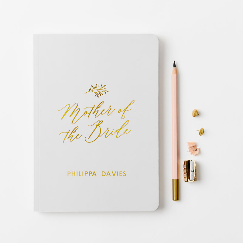 Mother of the Bride Foiled Notebook