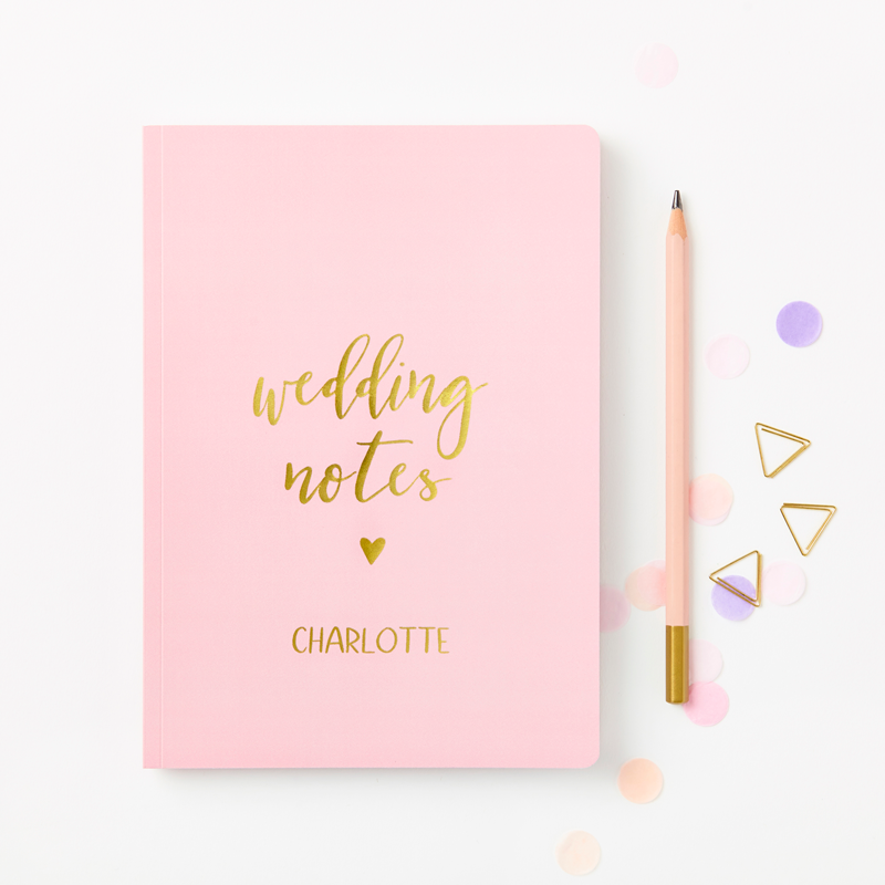 Wedding Notes Foiled Softback Notebook