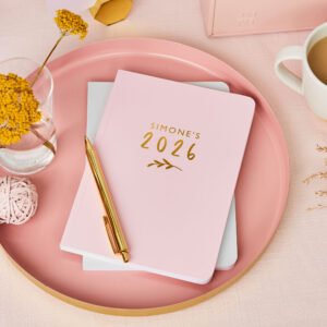 martha brook personalised stationery personalised bloom 2026 weekly diary