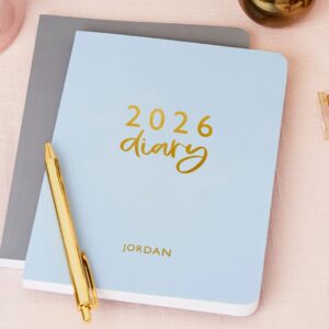 Personalised Modern 2026 Weekly Diary
