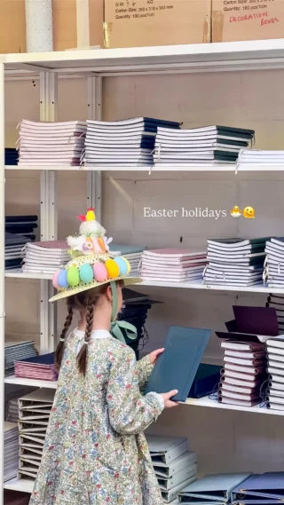 The ending though 😂 Tiring work ‘helping’ all day. 😅 Solidarity with all parents doing the Easter hols juggle! And sorry to my team who had to make origami paper pups in between getting your Spring sale orders out! 🤦🏻‍♀️ 

 #stationerylovers #creativebusiness #smallbusinessowner #creativehappylife #mumsofig #motherhoodmoments #femaleentrepreneur