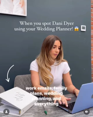 HOW COOL IS THIS! 😍 Thank you to everyone who’s sent me this! The gorgeous @danidyerxx is getting married next month to Jarrod, and she’s been using our Wedding Planner to plan her day. 🥰

SO much love went into making this the best Wedding Planner ever, so I’m so very proud of how many couples have planned their big day with it (we’re up to almost 20,000 couples wow!) and now we can add celebs too! ☺️ Ypu can find it in our new and revamped wedding shop in our bio. 💕

#weddingplanningtime #weddinginspiration #engagedandinspired #shesaidyes #bridetobe